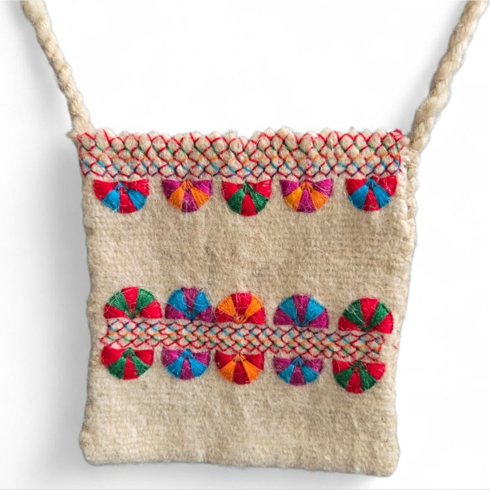 Mayan Copal Handwoven Wool & Cotton Satchel Bag – Chiapas, Mexico
